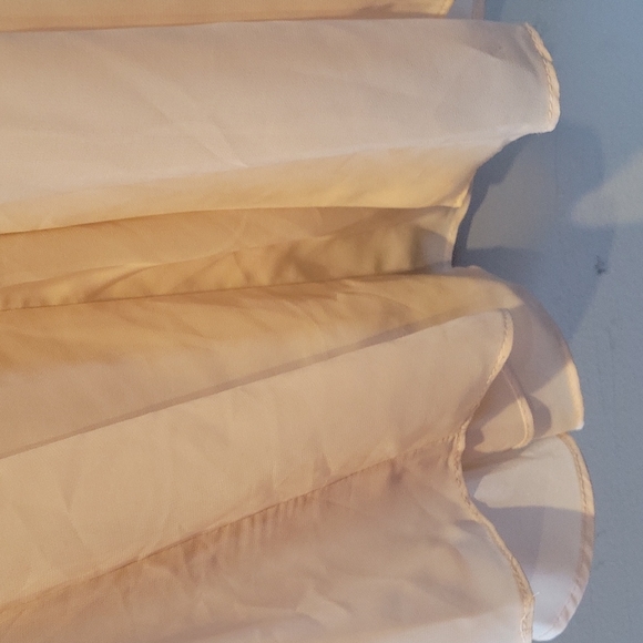 Strapless Short Evening Gown/Dress,Excellent Condition, sz.4,Peach chiffon - Picture 6 of 6